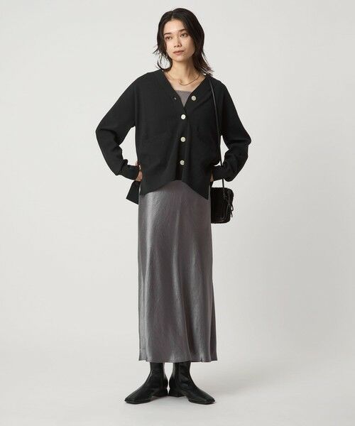 green label relaxing / グリーンレーベル リラクシング カーディガン・ボレロ | パフニット カーディガン ウォッシャブル | 詳細14