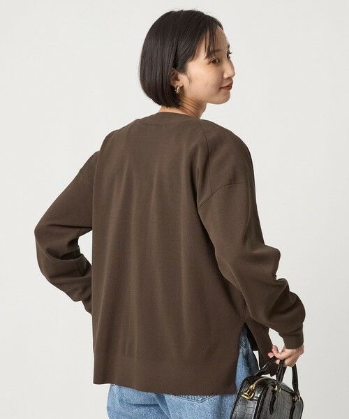 green label relaxing / グリーンレーベル リラクシング カーディガン・ボレロ | パフニット カーディガン ウォッシャブル | 詳細17