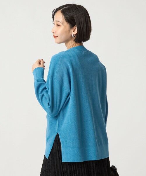 green label relaxing / グリーンレーベル リラクシング カーディガン・ボレロ | パフニット カーディガン ウォッシャブル | 詳細21