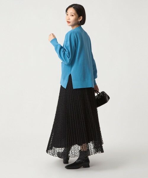 green label relaxing / グリーンレーベル リラクシング カーディガン・ボレロ | パフニット カーディガン ウォッシャブル | 詳細23