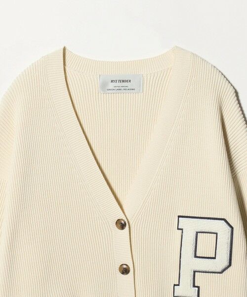 green label relaxing / グリーンレーベル リラクシング カーディガン・ボレロ | 【別注】＜RYE TENDER＞レタード カーディガン | 詳細10
