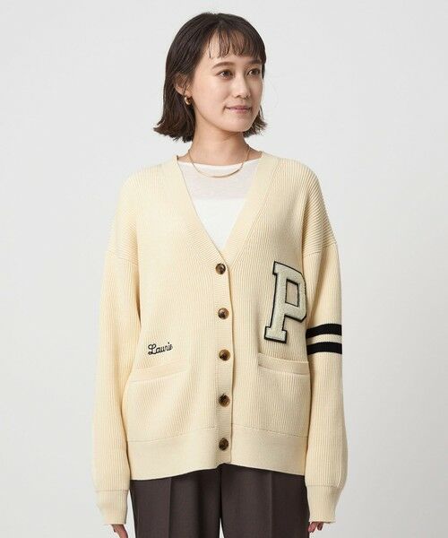 green label relaxing / グリーンレーベル リラクシング カーディガン・ボレロ | 【別注】＜RYE TENDER＞レタード カーディガン | 詳細5