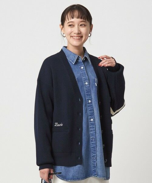 green label relaxing / グリーンレーベル リラクシング カーディガン・ボレロ | 【別注】＜RYE TENDER＞レタード カーディガン | 詳細15