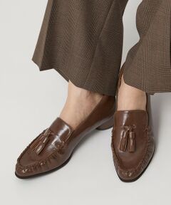 green label relaxing / グリーンレーベル リラクシング フラットシューズ | リンクル タッセル ローファー