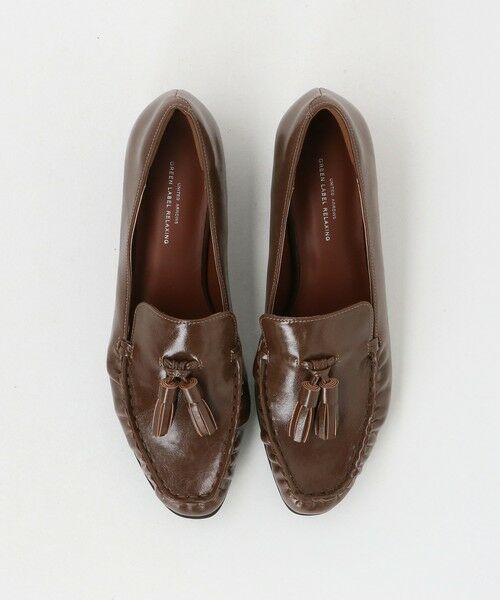 green label relaxing / グリーンレーベル リラクシング フラットシューズ | リンクル タッセル ローファー | 詳細7