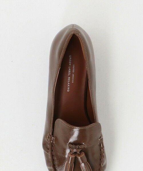 green label relaxing / グリーンレーベル リラクシング フラットシューズ | リンクル タッセル ローファー | 詳細11