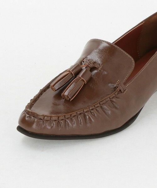 green label relaxing / グリーンレーベル リラクシング フラットシューズ | リンクル タッセル ローファー | 詳細12