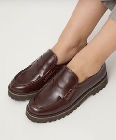 green label relaxing / グリーンレーベル リラクシング フラットシューズ | チャンキー ローファー / シューズ 撥水