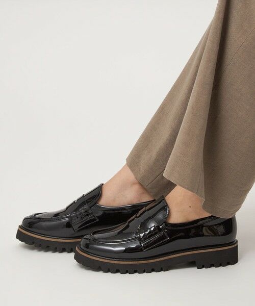 green label relaxing / グリーンレーベル リラクシング フラットシューズ | チャンキー ローファー / シューズ 撥水 | 詳細1