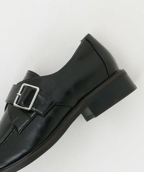 green label relaxing / グリーンレーベル リラクシング フラットシューズ | スクエア モンク ストラップ シューズ / モンクシューズ 撥水 | 詳細5