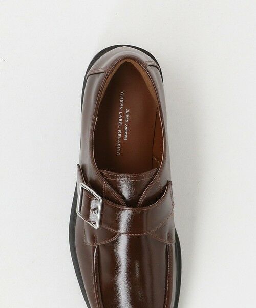 green label relaxing / グリーンレーベル リラクシング フラットシューズ | スクエア モンク ストラップ シューズ / モンクシューズ 撥水 | 詳細18