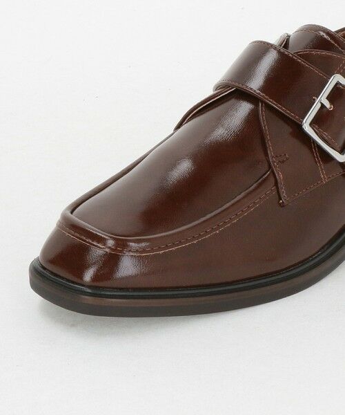 green label relaxing / グリーンレーベル リラクシング フラットシューズ | スクエア モンク ストラップ シューズ / モンクシューズ 撥水 | 詳細19