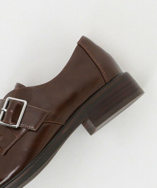 green label relaxing / グリーンレーベル リラクシング フラットシューズ | スクエア モンク ストラップ シューズ / モンクシューズ 撥水 | 詳細20