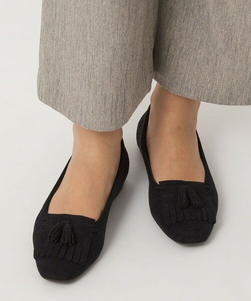 green label relaxing / グリーンレーベル リラクシング フラットシューズ | 【WEB限定】キルトタッセル フラットシューズ 撥水 | 詳細8