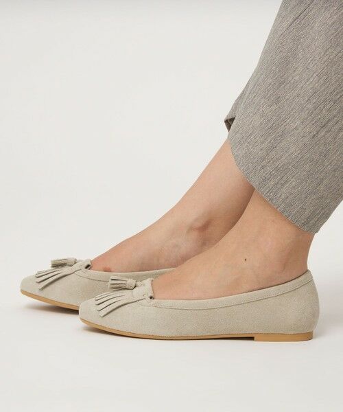 green label relaxing / グリーンレーベル リラクシング フラットシューズ | 【WEB限定】キルトタッセル フラットシューズ 撥水 | 詳細12