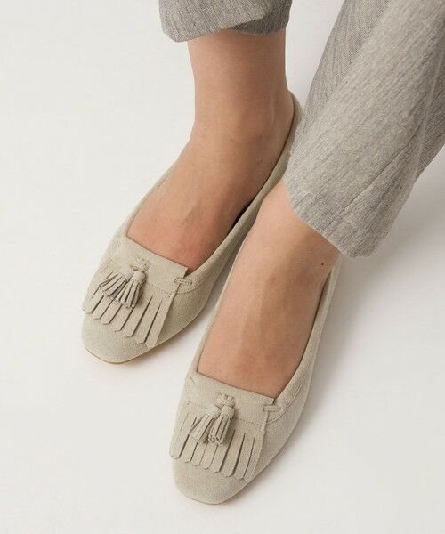 green label relaxing / グリーンレーベル リラクシング フラットシューズ | 【WEB限定】キルトタッセル フラットシューズ 撥水 | 詳細13