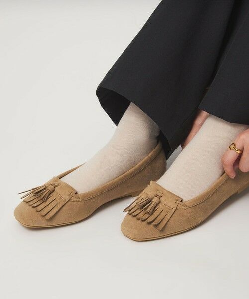 green label relaxing / グリーンレーベル リラクシング フラットシューズ | 【WEB限定】キルトタッセル フラットシューズ 撥水 | 詳細24
