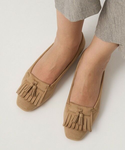 green label relaxing / グリーンレーベル リラクシング フラットシューズ | 【WEB限定】キルトタッセル フラットシューズ 撥水 | 詳細26