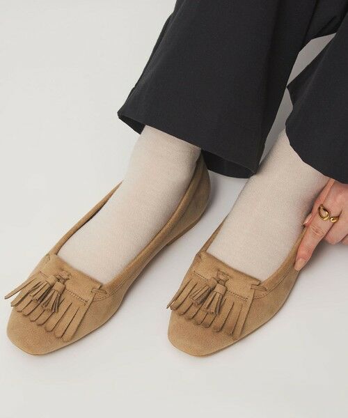 green label relaxing / グリーンレーベル リラクシング フラットシューズ | 【WEB限定】キルトタッセル フラットシューズ 撥水 | 詳細23