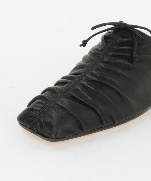 green label relaxing / グリーンレーベル リラクシング フラットシューズ | <JVAM>ギャザー フラットシューズ | 詳細4