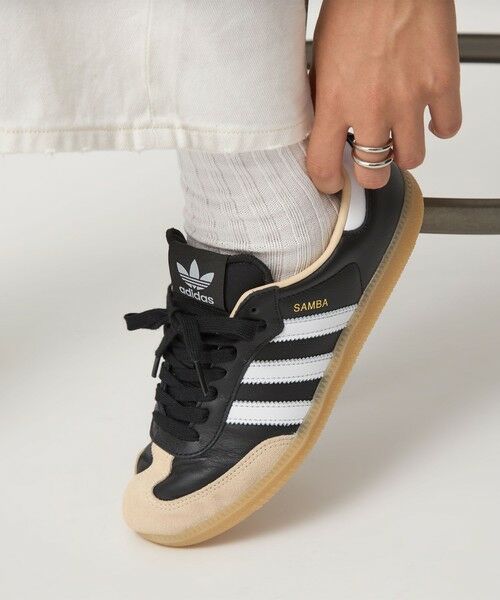 green label relaxing / グリーンレーベル リラクシング スニーカー | 【国内EXCLUSIVE】＜adidas Originals＞SAMBA OG ブラック スニーカー（22.5-25cm） | 詳細2