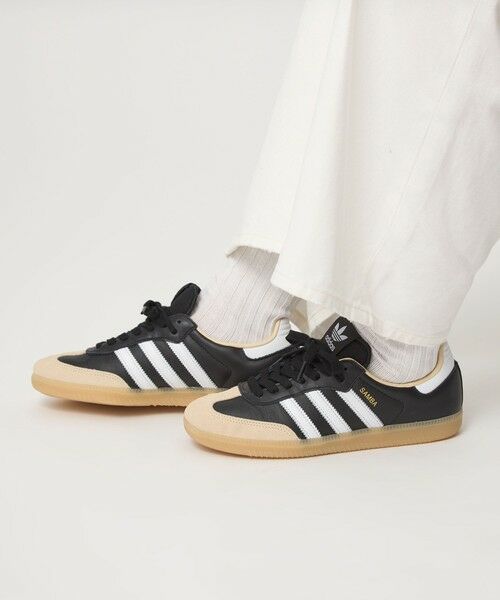 green label relaxing / グリーンレーベル リラクシング スニーカー | 【国内EXCLUSIVE】＜adidas Originals＞SAMBA OG ブラック スニーカー（22.5-25cm） | 詳細3