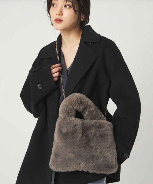 green label relaxing / グリーンレーベル リラクシング ショルダーバッグ | ＜CLANATE＞ファーチェーン バッグ | 詳細2