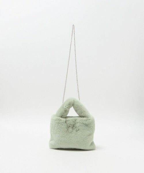 green label relaxing / グリーンレーベル リラクシング ショルダーバッグ | ＜CLANATE＞ファーチェーン バッグ | 詳細13