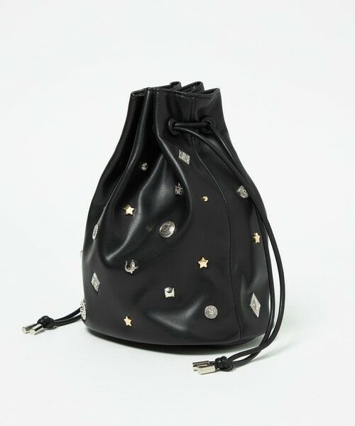 green label relaxing / グリーンレーベル リラクシング ショルダーバッグ | スタッズ ドローストリング バッグ | 詳細7