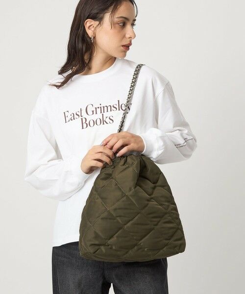 green label relaxing/グリーンレーベル リラクシング キルトチェーン ショルダーバッグ DK. GREEN FREE green label relaxing/グリーンレーベル リラクシング キルトチェーン ショルダーバッグ DK. GREEN FREE
