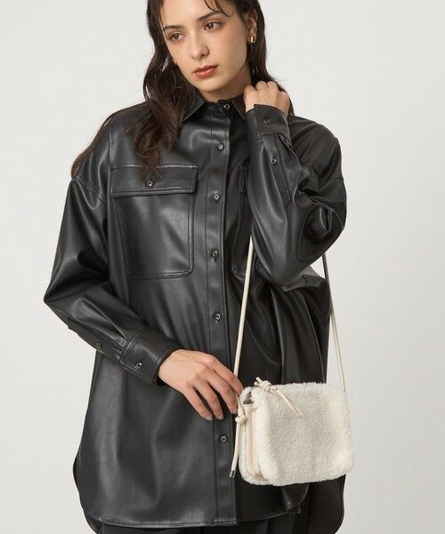 green label relaxing / グリーンレーベル リラクシング ショルダーバッグ | ボア ジップ ミニショルダーバッグ / ポシェット | 詳細2