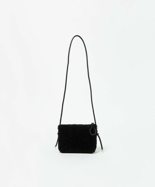 green label relaxing/グリーンレーベル リラクシング ボア ジップ ミニショルダーバッグ / ポシェット BLACK FREE green label relaxing/グリーンレーベル リラクシング ボア ジップ ミニショルダーバッグ / ポシェット BLACK FREE