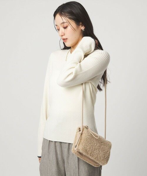 green label relaxing / グリーンレーベル リラクシング ショルダーバッグ | ボア ジップ ミニショルダーバッグ / ポシェット | 詳細13