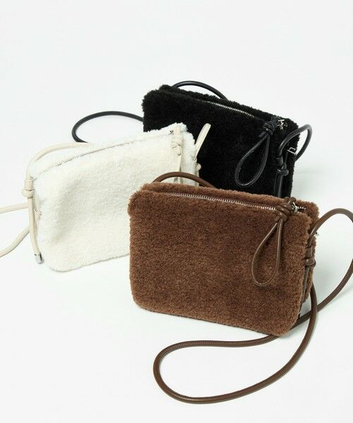 green label relaxing / グリーンレーベル リラクシング ショルダーバッグ | ボア ジップ ミニショルダーバッグ / ポシェット | 詳細30