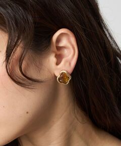 green label relaxing / グリーンレーベル リラクシング ピアス・イヤリング | メルティ クリア フレーム イヤリング