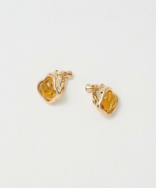 green label relaxing / グリーンレーベル リラクシング ピアス・イヤリング | メルティ クリア フレーム イヤリング | 詳細5