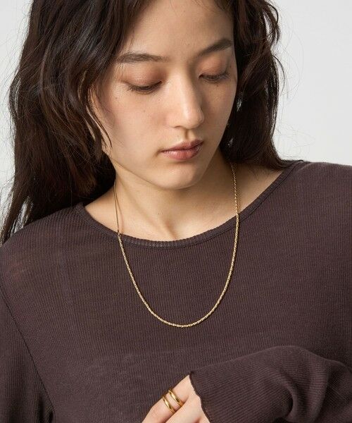 green label relaxing / グリーンレーベル リラクシング ネックレス・ペンダント・チョーカー | 3WAY チェーンコンビ スライド ネックレス | 詳細1