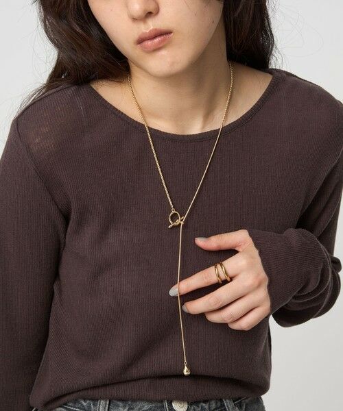 green label relaxing / グリーンレーベル リラクシング ネックレス・ペンダント・チョーカー | 3WAY チェーンコンビ スライド ネックレス | 詳細2