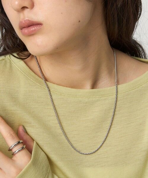 green label relaxing / グリーンレーベル リラクシング ネックレス・ペンダント・チョーカー | 3WAY チェーンコンビ スライド ネックレス | 詳細15