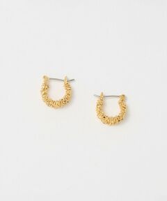 green label relaxing / グリーンレーベル リラクシング ピアス・イヤリング | ギザギザ フープピアス