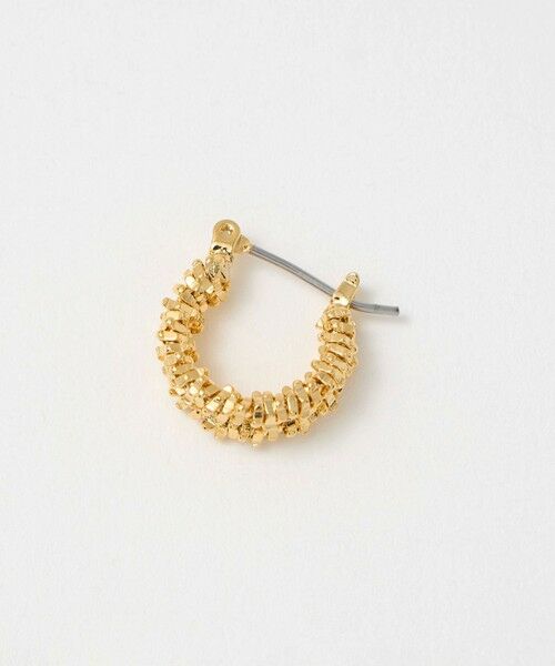 green label relaxing / グリーンレーベル リラクシング ピアス・イヤリング | ギザギザ フープピアス | 詳細1