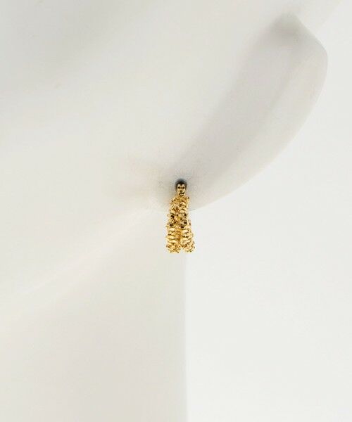 green label relaxing / グリーンレーベル リラクシング ピアス・イヤリング | ギザギザ フープピアス | 詳細5