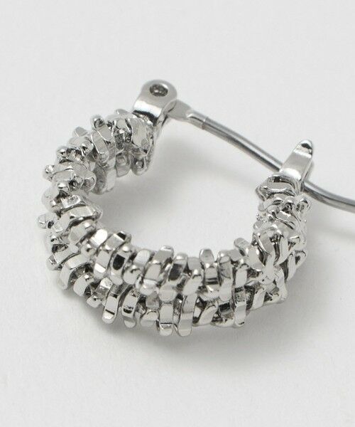 green label relaxing / グリーンレーベル リラクシング ピアス・イヤリング | ギザギザ フープピアス | 詳細6