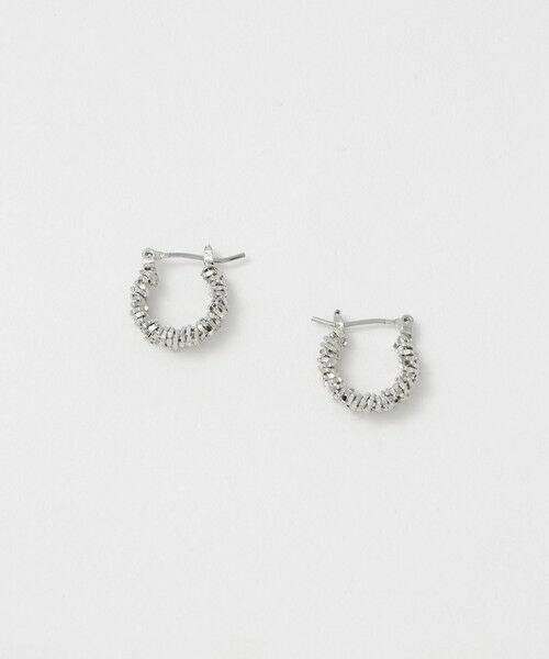green label relaxing/グリーンレーベル リラクシング ギザギザ フープピアス SILVER FREE green label relaxing/グリーンレーベル リラクシング ギザギザ フープピアス SILVER FREE