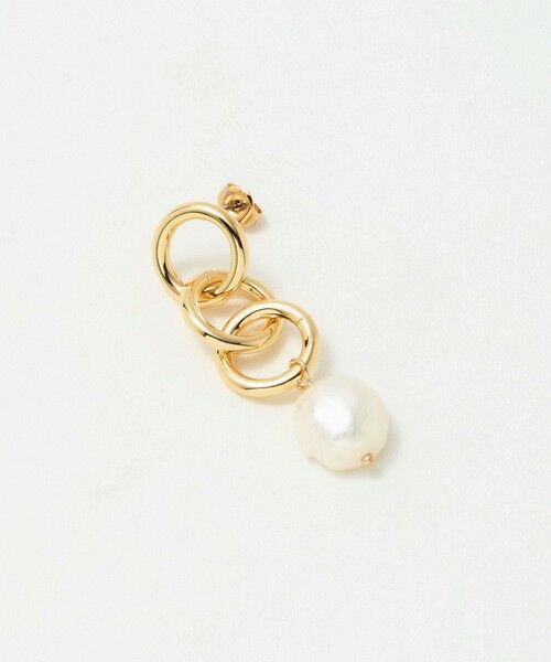 green label relaxing / グリーンレーベル リラクシング ピアス・イヤリング | リング＆淡水パール ピアス | 詳細1