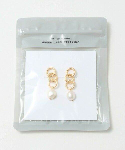 green label relaxing / グリーンレーベル リラクシング ピアス・イヤリング | リング＆淡水パール ピアス | 詳細6