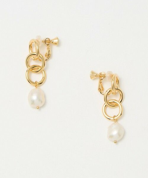 green label relaxing / グリーンレーベル リラクシング ピアス・イヤリング | リング＆淡水パール イヤリング | 詳細2