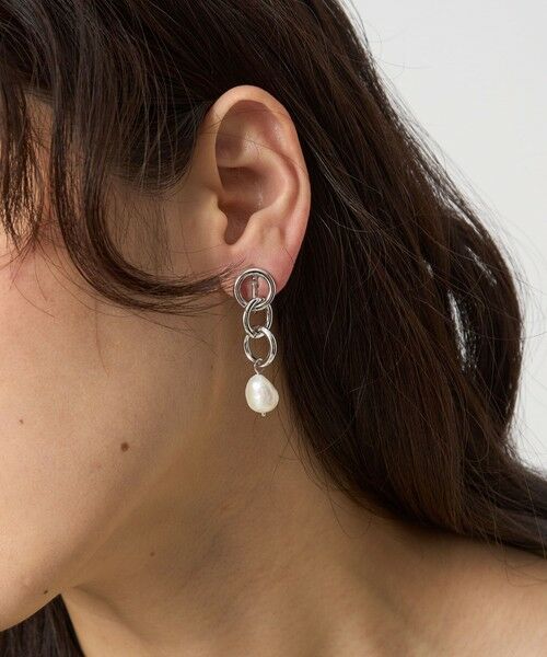 green label relaxing / グリーンレーベル リラクシング ピアス・イヤリング | リング＆淡水パール イヤリング | 詳細8