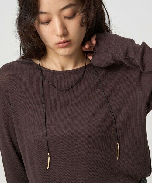 green label relaxing / グリーンレーベル リラクシング ネックレス・ペンダント・チョーカー | 2WAYコード＆バー ネックレス | 詳細1