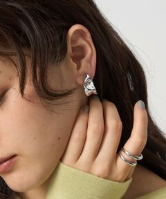 green label relaxing / グリーンレーベル リラクシング ピアス・イヤリング | プレート フープ イヤリング